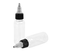 DIYEAH 10 Botellas de Pigmento Vacías de Plástico de 30 Ml con Diseño a Prueba de Fugas, Capacidad Grande y Aptas para Almacenamiento de Tinta y Pigmentos