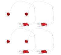DIYEAH 4 Juegos Plástico Conducto de Infusión de Irrigación, para Árbol | Control de Caudal y Dosis, Válvula Rodante y Tapa para Botella, Jardín Exterior