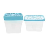 DIYEAH 5 Piezas Caja Deshumidificadora Recargable Reutilizable de Plástico | Control de Humedad, Diseño Hermético, Formato Plano, para Cajones de Cocina Estante
