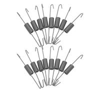 DIYEAH 80 Piezas Kit de Resortes de Tensión con Doble Gancho para Sofá y Sillón Reclinable, Muelle de Hierro de 10cm para Reemplazo Duradero y Fácil Instalación