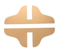 DIYEAH Bases de Soporte para Biombos de Madera Dorada, 2 Unidades, Fácil Montaje y Protección de Suelo para Oficina y Hogar Elegante