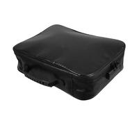 DIYEAH Bolsa De Almacenamiento De Documentos con Cerradura y Asa Organizador Multicapa para Documentos Importantes Seguro y Soporte para Pasaporte Caja Ignífuga Hogar y Viajes