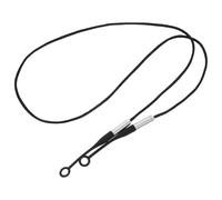 DIYEAH Cordón Magnético Negro para Tapones Oídos con Reducción de Ruido, Correa de Seguridad Anticaída para Protección Auditiva en Dormir y Viajar, Cable Flexible para Tapones Cómodos