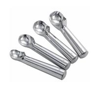 DIYEAH Cuchara de Postre de Aleación de Aluminio para Bola de Helado Mango Ergonómico y Diseño Creativo, Adecuado para Decoracion Verano y Vajilla Hogar