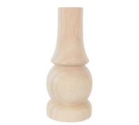 DIYEAH Pata de Mesa de Madera Maciza Estilo Europeo Clásico Forma Cilíndrica Redondeada, Fácil Instalación DIY y Diseño Ergonómico Seguro para Embellecimiento Rústico del Hogar