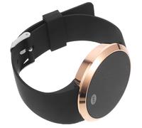 DIYEAH Reloj Digital LED de Aleación con Pantalla Táctil Pulsera Electrónica para Hombre y Mujer Diseño con Correa de Cuero PU Regalo para Cumpleaños y Parejas