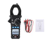 Diyeeni 600A Pinza Amperimétrica Digital True RMS Corriente CA CC | Detección NCV con retroiluminación, linterna, retención de datos para electricistas, mandíbula de 35 mm para pruebas