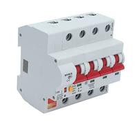 Diyeeni Interruptor Automático WiFi Bluetooth 4P, Interruptor Remoto CA | Interruptor disyuntor inteligente, con bloqueo de seguridad, para suministro de energía doméstica, control de alumbrado