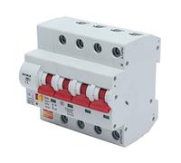 Diyeeni Interruptor Automático WiFi Bluetooth 4P, Interruptor Remoto CA | Interruptor disyuntor inteligente, con bloqueo de seguridad, para suministro de energía doméstica, control de alumbrado