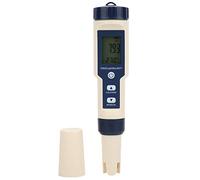 Diyeeni Medidor de Calidad de Agua 5 en 1, Medidor de PH TDS EC Salinidad | Probador de agua digital con retroiluminación, diseño de bolígrafo resistente al agua IP67 para acuarios, piscinas, agua