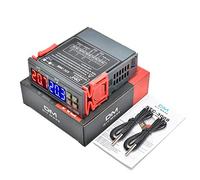 Diymore STC-3008 Controlador digital de temperatura Termostato Regulador DC 12V con doble sensor NTC Sonda Calentador de enfriador