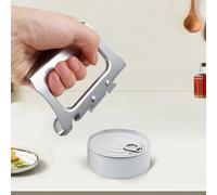 DJAPWPX 3 abrelatas ergonómico manual de botellas de acero inoxidable, abridor de latas resistente, abridor de botellas multifuncional para manos débiles personas mayores