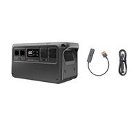 DJI Power 1000V2 - Estación de alimentación portátil de 1024 Wh, 2600 W, con cable de carga de coche a cable de corriente continua (12 V/24 V), carga rápida en 37 minutos de 0% a 80%, generador.