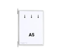 Djois, 115002 - Tarifold Fundas giratorias, A5, formato vertical, blanco, 10 unidades, sistema de presentación, accesorios, práctico, fabricado en Francia, ideal para oficina, organización