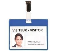 Djois, 200501 ? juego de tarjetas de visitante pvc con clips, inserc