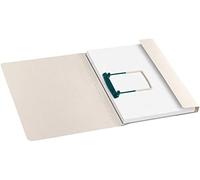Djois made by Jalema 3804511- Pack de 10 Carpetas Ecológicas para Encuadernar con Clip Fastener Clipex|Dossier FOLIO gran capacidad, 226 g/m²| Tree-Free Secolor|Color Beige natural