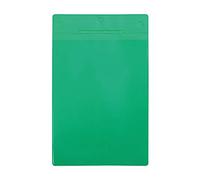 Djois made by Tarifold 162005- Pack 10 Porta-documentos magnéticos de señalizacion A4 Vertical para estanterías, contenedores Bolsas Magnéticas- color Verde