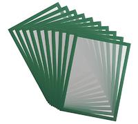Djois made by Tarifold 195245 -Magneto PRO 10 Marco Informativo Magnético A3- para Documentos, Avisos, Cartel, Intercambio e Inserción Rápida - Dorso imantado superficies metálicas, Verde, 10 u.