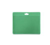 Djois made by Tarifold 200435 - Fundas Porta Tarjetas Identificación Horizontal, PVC Verde- 30 unidades