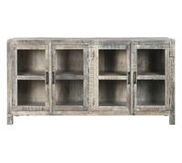 DKD Home Decor Aparador de Madera Reciclada Decapé Blanco 170x40x90 cm