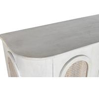 DKD Home Decor Aparador de Mango y Metal Blanco