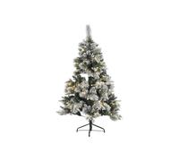 DKD Home Decor Árbol de Navidad LED Nevado 150 cm