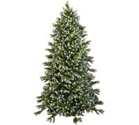 DKD Home Decor Árbol de Navidad Nevado con LED 150 cm