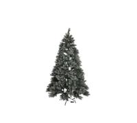 DKD Home Decor Árbol de Navidad Nevado Verde con 200 LEDs