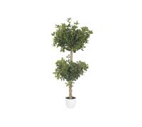 DKD Home Decor Árbol Ficus Verde con Base de Cemento 70x70x140 cm