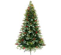 DKD Home Decor Árbol LED PVC Eucalipto Verde 129x129x210 cm