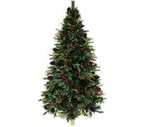 DKD Home Decor Árbol LED Verde de 150 cm con 593 Ramas y Luz Cálida