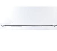 DKD Home Decor Barra de Cortina Metal 160x16x16mm Extensible Gris Oscuro
