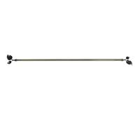 DKD Home Decor Barra de Cortina Metal Extensible Dorada 120x16x16mm