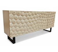 DKD Home Decor Buffet de Acacia y Metal 173x44x85