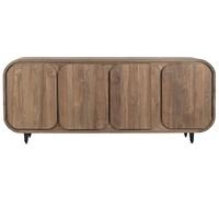 DKD Home Decor Buffet de Teca Reciclada 200x45x80 con 4 Puertas Natural