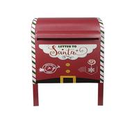 DKD Home Decor Buzón Metal Rojo 28,5x26,5x52 cm