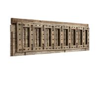 DKD Home Decor Cabecero Cama Antique 194x95x10 cm Madera Metal