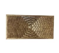 DKD Home Decor Cabecero Cama Moderno Mango Natural 160 x 80 x 5 cm