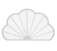 DKD Home Decor Cabecero de Bambú y Ratán Blanco para Cama de 90-105 cm