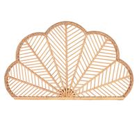 DKD Home Decor Cabecero de Bambú y Ratán Caflo Marrón Claro