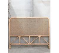 DKD Home Decor Cabecero de Cama de Ratán Natural 177x5x129 cm