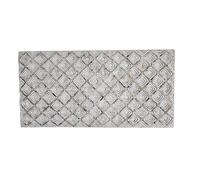DKD Home Decor Cabecero de Cama MDF 162x4x82 Decapé Blanco