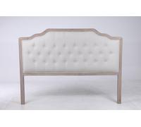 DKD Home Decor Cabecero de Cama Roble y Poliéster Beige 180x7x120