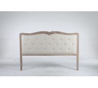 DKD Home Decor Cabecero de Cama Roble y Poliéster Beige 180x8x120