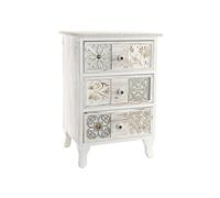 DKD Home Decor Cajonera de Madera con 3 Cajones