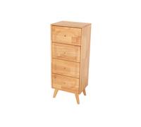 DKD Home Decor Cajonera de Madera de Hevea 40x30x98