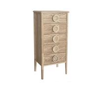 DKD Home Decor Chifonier Abeto MDF Natural 5 Cajones