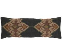 DKD Home Decor Cojín Kilim Lana y Yute Multicolor 30x85 cm