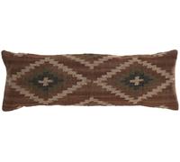 DKD Home Decor Cojín Kilim Multicolor Lana y Yute 30x85 cm