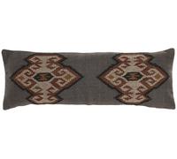 DKD Home Decor Cojín Lana Yute Kilim Gris 30x85